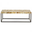 Obra Cream Shell Rectangle Coffee Table