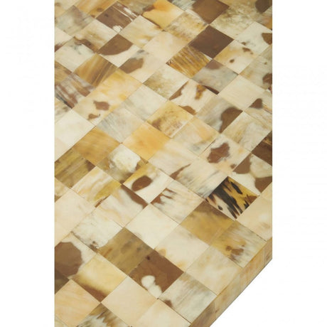 Obra Cream Shell Rectangle Coffee Table