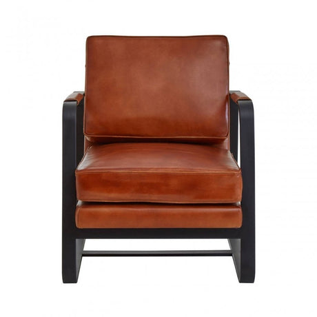 Buffalo Tan Genuine Leather Armchair