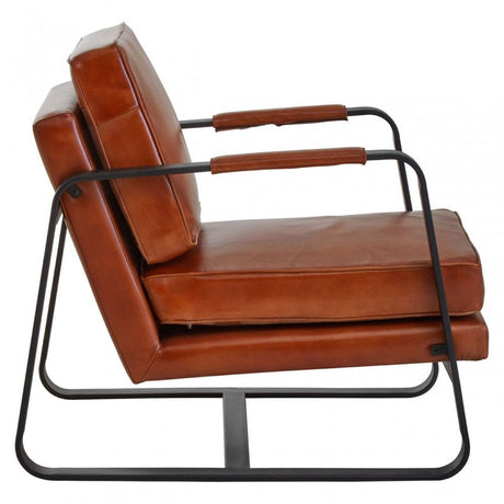 Buffalo Tan Genuine Leather Armchair