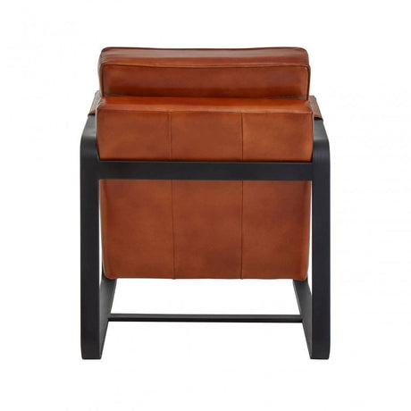 Buffalo Tan Genuine Leather Armchair
