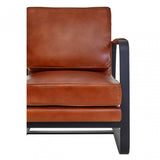 Buffalo Tan Genuine Leather Armchair