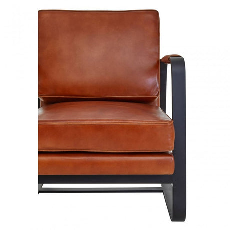 Buffalo Tan Genuine Leather Armchair
