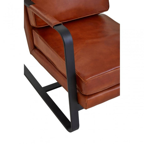 Buffalo Tan Genuine Leather Armchair