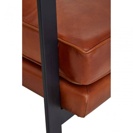 Buffalo Tan Genuine Leather Armchair