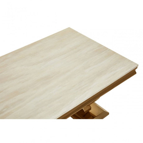 Moda Ivory White Marble Coffee Table