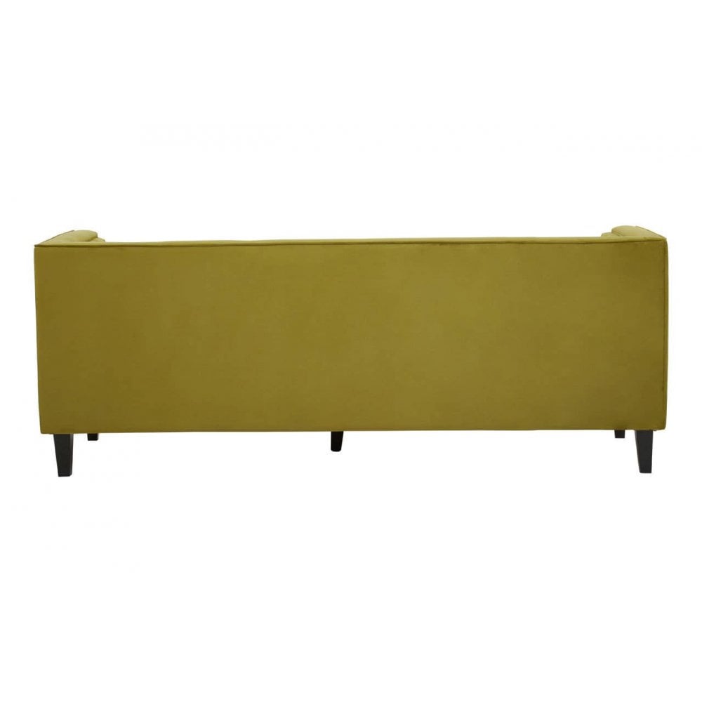 Helia Olive Velvet Sofa