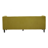 Helia Olive Velvet Sofa