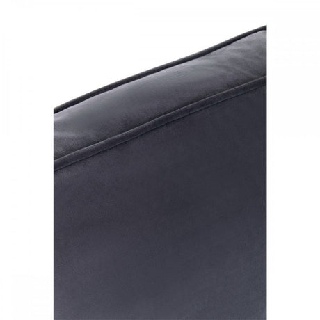 Ralph Three Seat Black Velvet Sofa