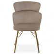 Veneto Mink Velvet Chair