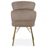 Veneto Mink Velvet Chair