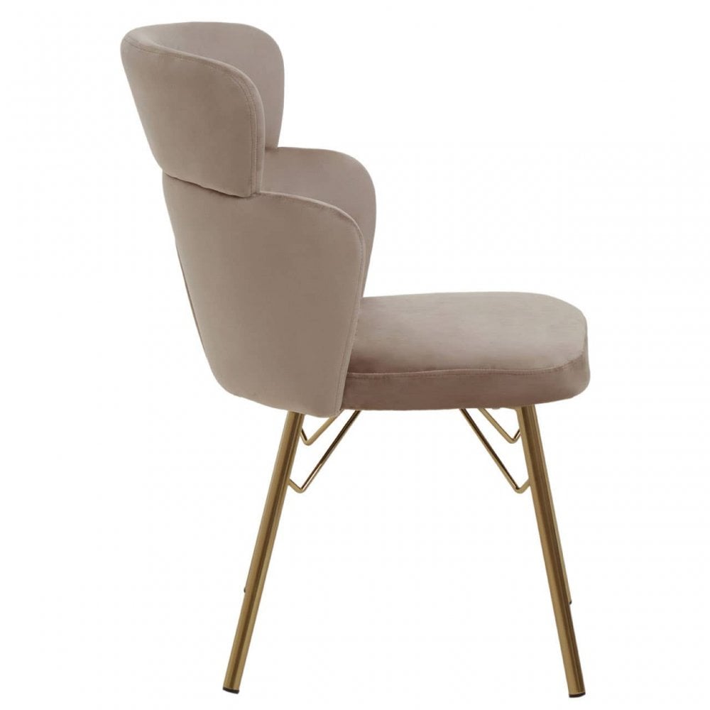 Veneto Mink Velvet Chair