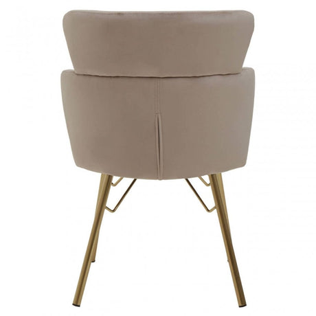 Veneto Mink Velvet Chair