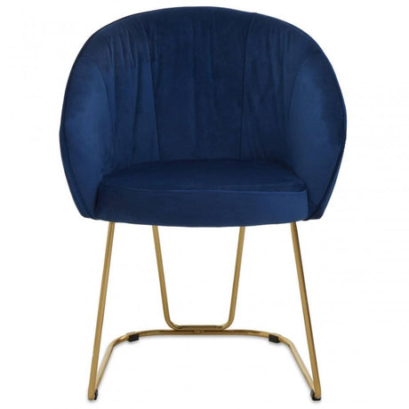 Veneto Midnight Velvet Dinner Chair