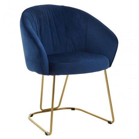 Veneto Midnight Velvet Dinner Chair