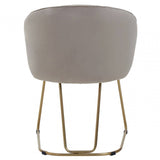 Veneto Mink Velvet Dinner Chair