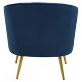 Yolanda Midnight Velvet Chair