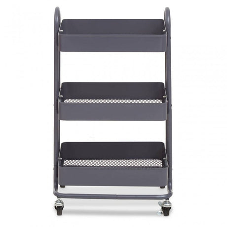Acero Three Tier Grey Trolley