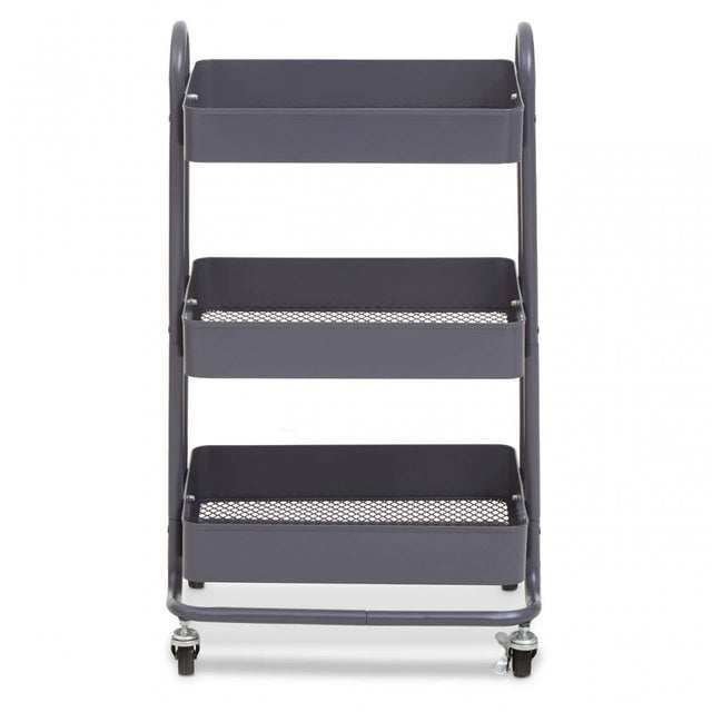 Acero Three Tier Grey Trolley