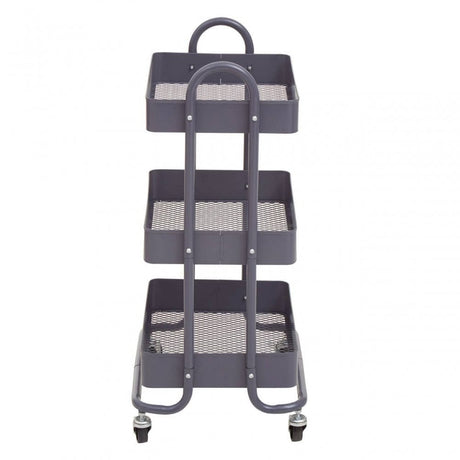 Acero Three Tier Grey Trolley