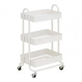 Acero Three Tier White Trolley