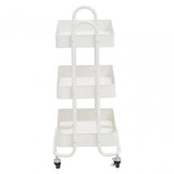 Acero Three Tier White Trolley