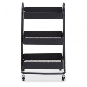 Acero Three Tier Black Trolley