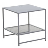 Acero Grey End Table