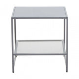 Acero Grey End Table
