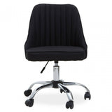 Alexi Black Fabric Home Office Chair