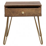Flori One Draw Side Table