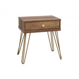 Flori One Draw Side Table