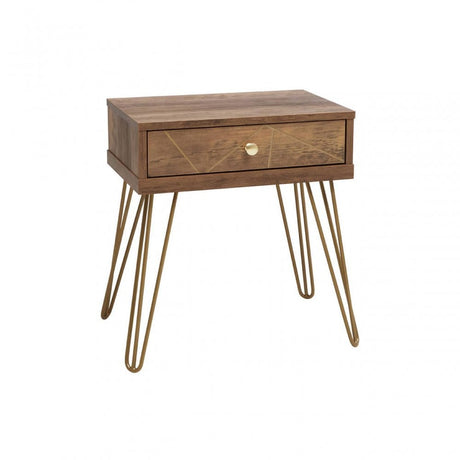 Flori One Draw Side Table