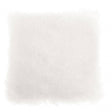 Bosie Small White Mongolian Lamb Fur Cushion