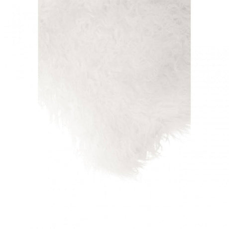 Bosie Small White Mongolian Lamb Fur Cushion