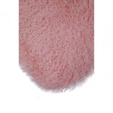 Bosie Large Pink Mongolian Lamb Fur Cushion