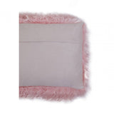 Bosie Large Pink Mongolian Lamb Fur Cushion