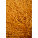 Bosie Small Ochre Mongolian Lamb Fur Cushion