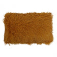 Bosie Large Ochre Mongolian Lamb Fur Cushion