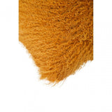 Bosie Large Ochre Mongolian Lamb Fur Cushion