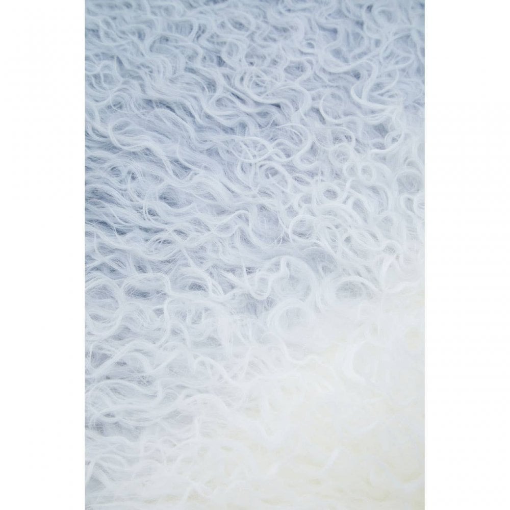 Bosie Small Grey Ombre Mongolian Lamb Fur Cushion