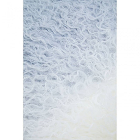 Bosie Small Grey Ombre Mongolian Lamb Fur Cushion
