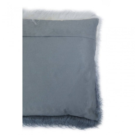 Bosie Small Grey Ombre Mongolian Lamb Fur Cushion