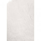 Bosie Round White Mongolian Fur Cushion