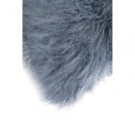 Bosie Large Grey Mongolian Lamb Fur Cushion