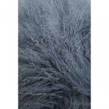 Bosie Large Grey Mongolian Lamb Fur Cushion