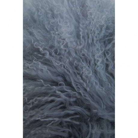 Bosie Large Grey Mongolian Lamb Fur Cushion