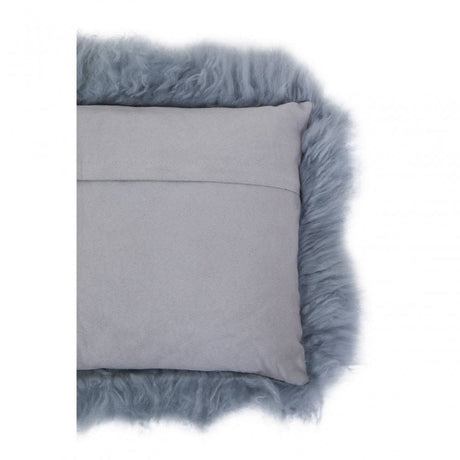 Bosie Large Grey Mongolian Lamb Fur Cushion