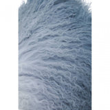 Bosie Large Grey Ombre Mongolian Lamb Fur Cushion