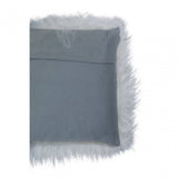 Bosie Large Grey Ombre Mongolian Lamb Fur Cushion